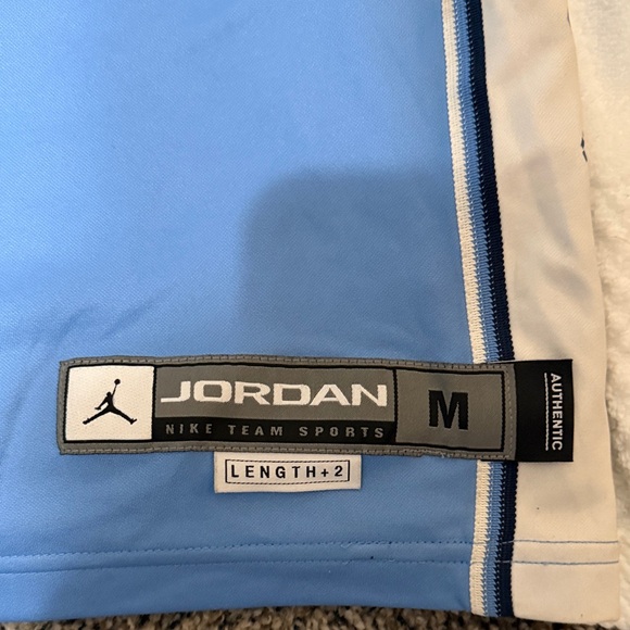 Jordan North Carolina Blue and White Jersey - Picture 3 of 6